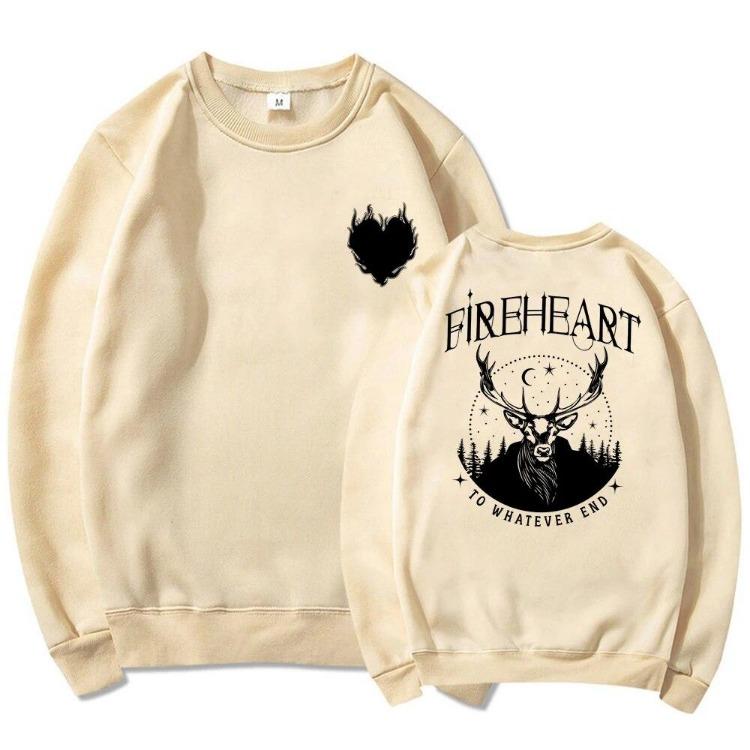 Aelin Galathynius Fireheart Throne of Glass SJM Acotar Women Casual Comfortable Pullover Sweatshirt Hoodie Clothes To Whatever End