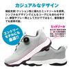 Dial Golf Shoes, Dial-type Shoes for Men, Golf Spikeless Shoes, Athletic Shoes, Running Shoes, Hiking Shoes, Trekking Shoes