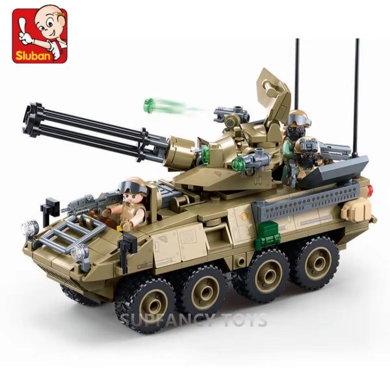 High-Standard Sluban High-Standard World High-Standard War Ii Military-Themed High-Standard Series-Line Combat-Armored-Vehicle Raiding Top-Grade