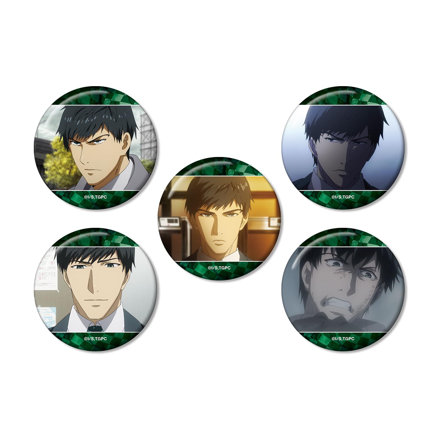 

Set of 5 Amon Kotaro scene badges from the TV anime Tokyo Ghoul