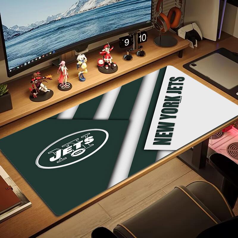 New york jets Color Mouse Pad Large Gaming Table Cushion Non-slip Laptop Tablet Big Mousepad XXL Mat Mini PC Playmat With Lock edge
