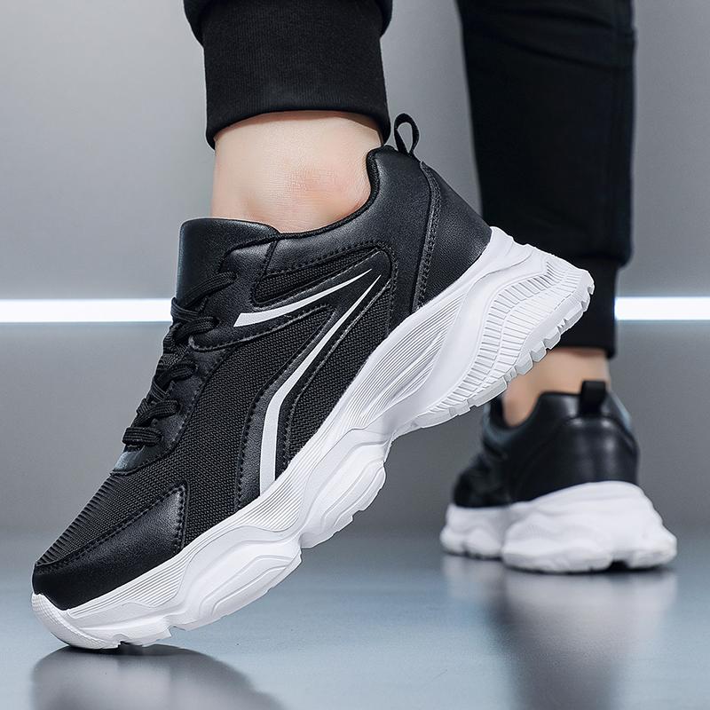 Великий Розмір 50 Платформа Кросівки для Ходьби Чоловічі Висока Якість Вуличні Спортивні Баскетбольні Кросівки для Чоловіків Чорні Повсякденні Кросівки для Бігу Чоловічі