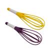 Mini Plastic Kitchen Egg Whisk, Multifunctional Rotary Manual Egg Beater Mixer, Egg Agitator, Silicone Eco - Friendly