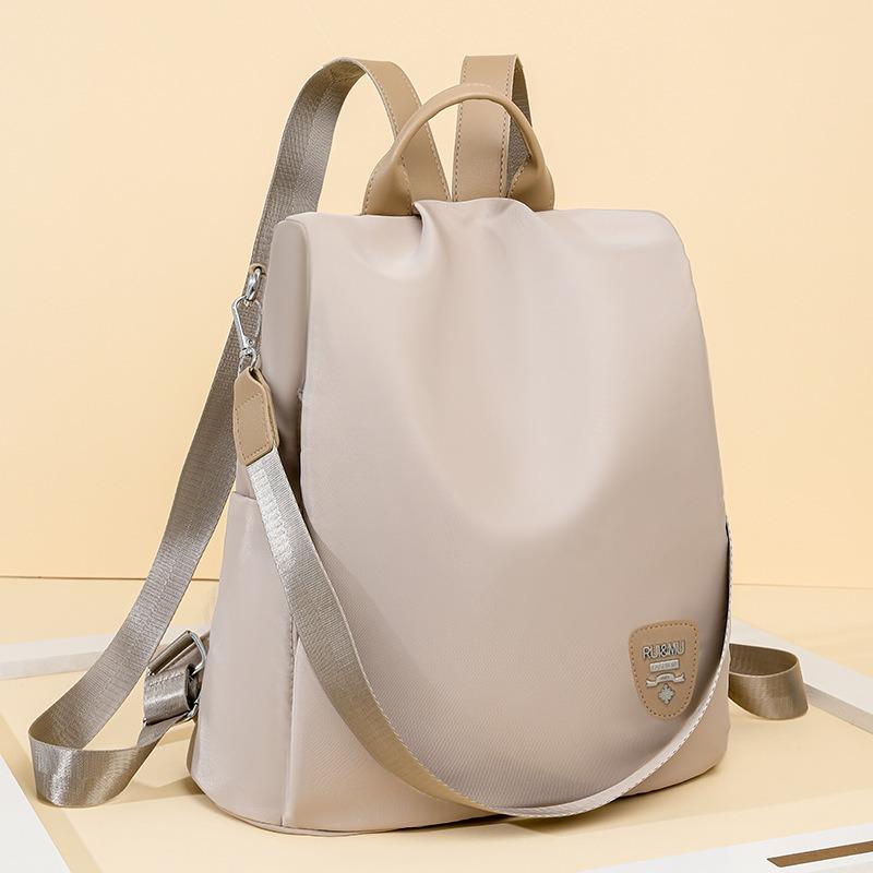 Commuter anti-theft backpack women's new fashion trend Oxford cloth backpack lightweight waterproof large-capacity backpack