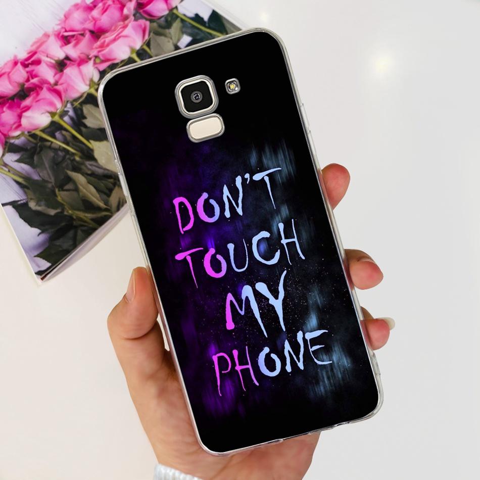 For Samsung Galaxy J6 J6+ 2018 Phone Case Samsung J 6 J6 Plus SM-J600F J610G Fashion Cool Pattern Soft Silicone TPU Cases