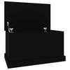 Vidaxl Chest, Black, 70X40X38 Cm, Wood-Based Material