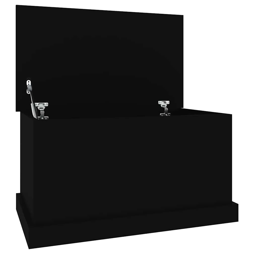 Vidaxl Chest, Black, 70X40X38 Cm, Wood-Based Material