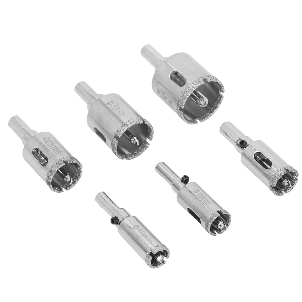 Diamant Lochsägen Set Hart Diamantgelöteter Bohrkernbohrer für Marmor Granit Glas