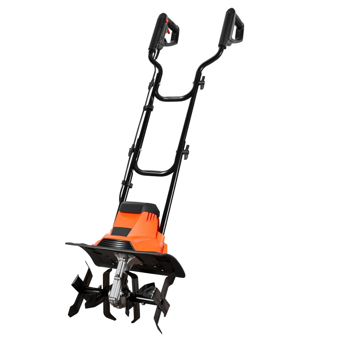 Buying Solutions, MB Elektrische Tuinfrees met Snoer, 36cm Freesbreedte Tuin Rototiller, 1200W Motor Heavy-Duty Freesmachine, Cultivator met Stalen Tanden en Opvouwbaar Handvat,