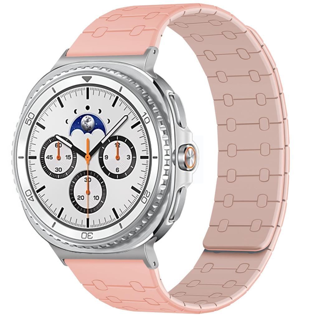 Magnetic Silicone Band for Samsung Galaxy Watch 8 40mm 44mm 8 Classic 46mm Sport Strap for Galaxy Watch Ultra 47mm 2025 Bracelet