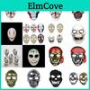 Terrifying Plastic Skeleton Masks For Halloween Cosplay Party Decorations Wholesale