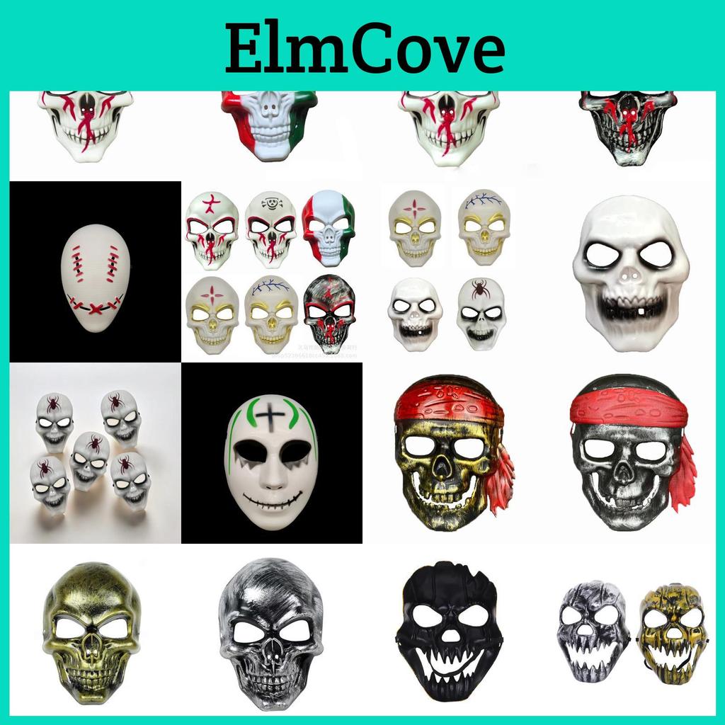 Terrifying Plastic Skeleton Masks For Halloween Cosplay Party Decorations Wholesale