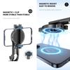 Extendable Selfie Stick Tripod 1/4'' Standard Screw 360° Rotatable for iPhone Action Camera Fill Light Portable Vlog Stand Mount 7