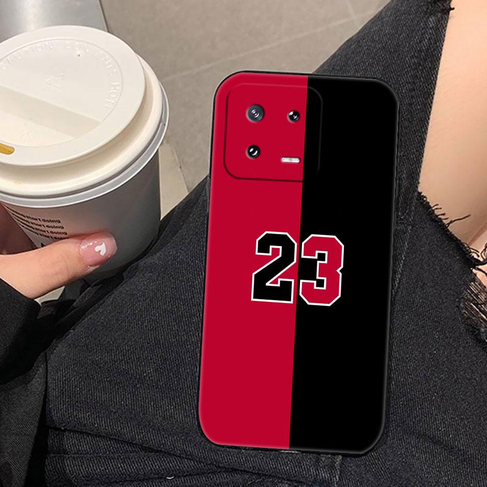 Basketball Number 23 Cover Phone Case For Xiaomi 15 15T 14 14T 13 12T 11 11T POCO F8 F7 F6 F5 X7 X5 M6 M7 PRO Ultra DIY Case