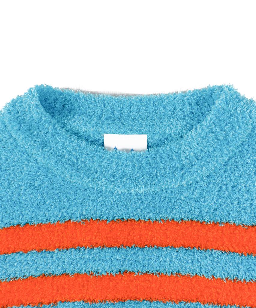 SNUZY Cropped Stripe Sky Blue