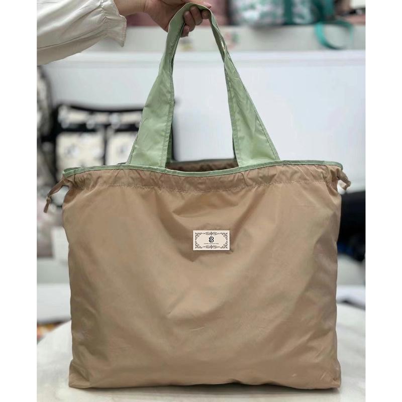 Eco-Friendly Foldable Single Shoulder Tote Bag - Portable, Large Capacity Grocery Bag