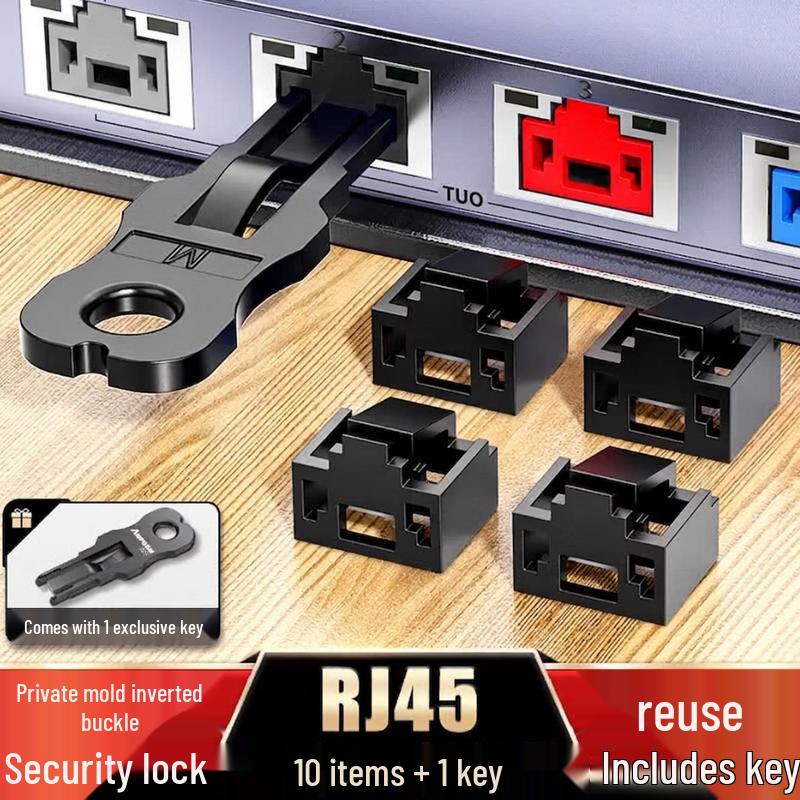 RJ45 Network Port Security Lock Kit