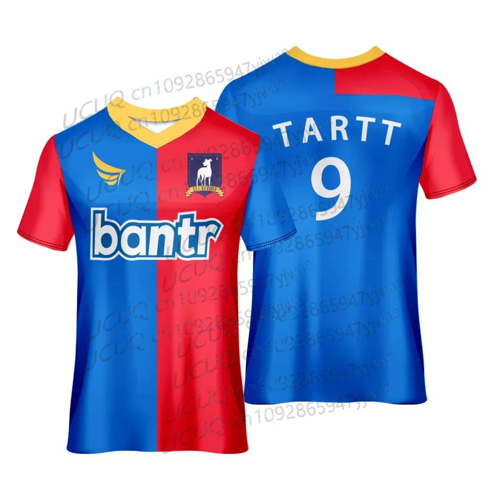 MDHAO xin nan zhuang  3D txu Zomer Mannen Vrouwen Amerikaanse TV-serie Roy Kent NR.6 Jamie Tartt Voetbalshirt Sneldrogend Sport Plus Size T-shirt 6XL