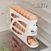 3-Tier Rolling Egg Storage Container for Refrigerator Holds 24 Eggs Organizer Rack Large Capacity Kitchen & Fridge Storage Box