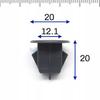 10X Clip Rivestimento Portellone Volvo S40 S60 S80