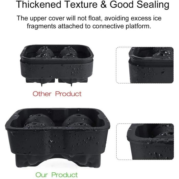 ICE TRAY - ICE BAG Skull Ice Cube Molds,3D Silicone Skull Ice Molds I317