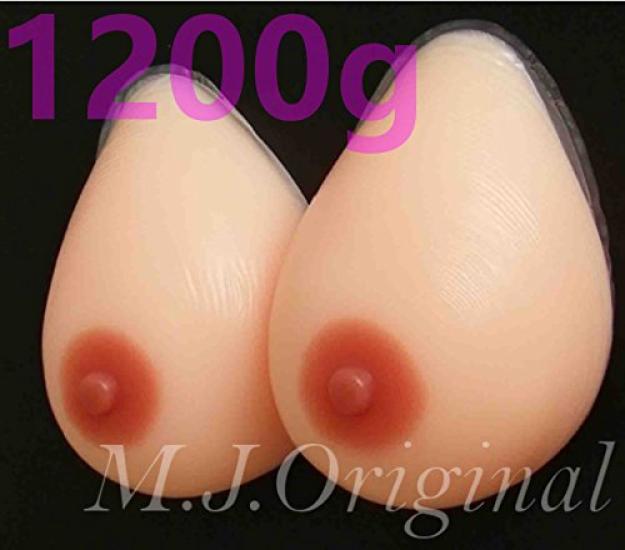 Wide Silicone Bust 1200g Cup Artificial Breast SBBRW12 [stick-on] D-E M.J.Original
