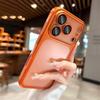 NEW Plating Frosted Translunt PC Phone Case For iPhone 17 Pro Max Air 16 15 14  Official Matte Lens Glass Protect Cover
