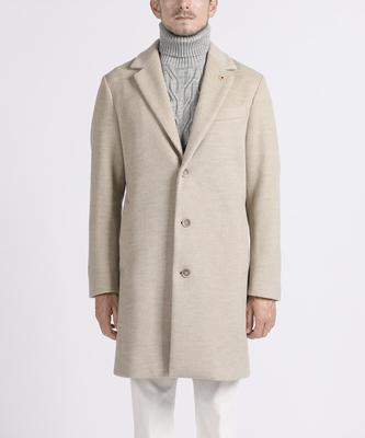 Panicale Beige Italian Twill Beige Single Coat