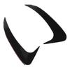 1Pair Rear Bumper Spoiler Gloss Black Stylish Rugged Rear Bumper Air Vent Cover Replacement for Benz EQE‑Class V295 AMG
