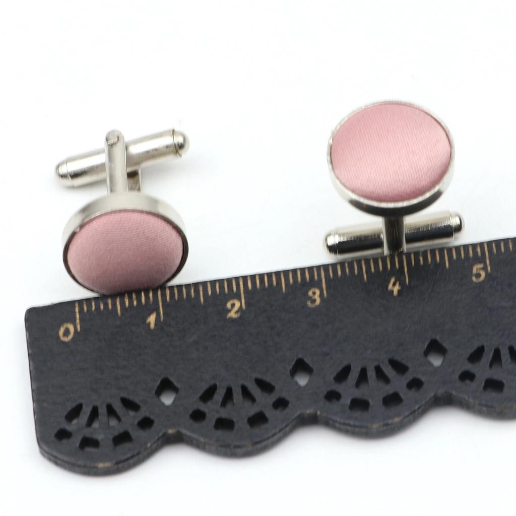 Einfarbiges Herren-Fliege-Taschentuch-Manschettenknopf-Set aus Polyester, Schmetterling, Hochzeit, Party, Abendessen, Zubehör