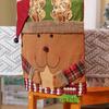 Christmas Cartoon Santa Chair Cover Set