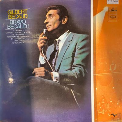 LP Record GILBERT BÉCAUD - Bravo Bécaud! SXLPH20004 His Master's Vo Netherland Pop Used