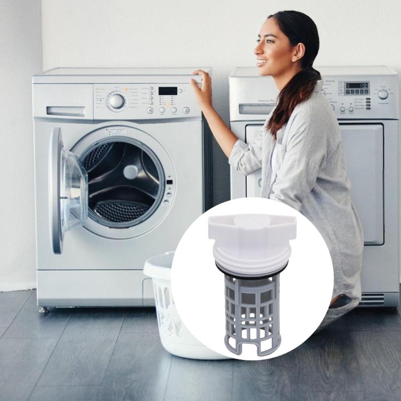 Drain Pump Filter Assembly For Front Load Washers Anti Tangles Mesh Technology Washing Machine Debris Catcher