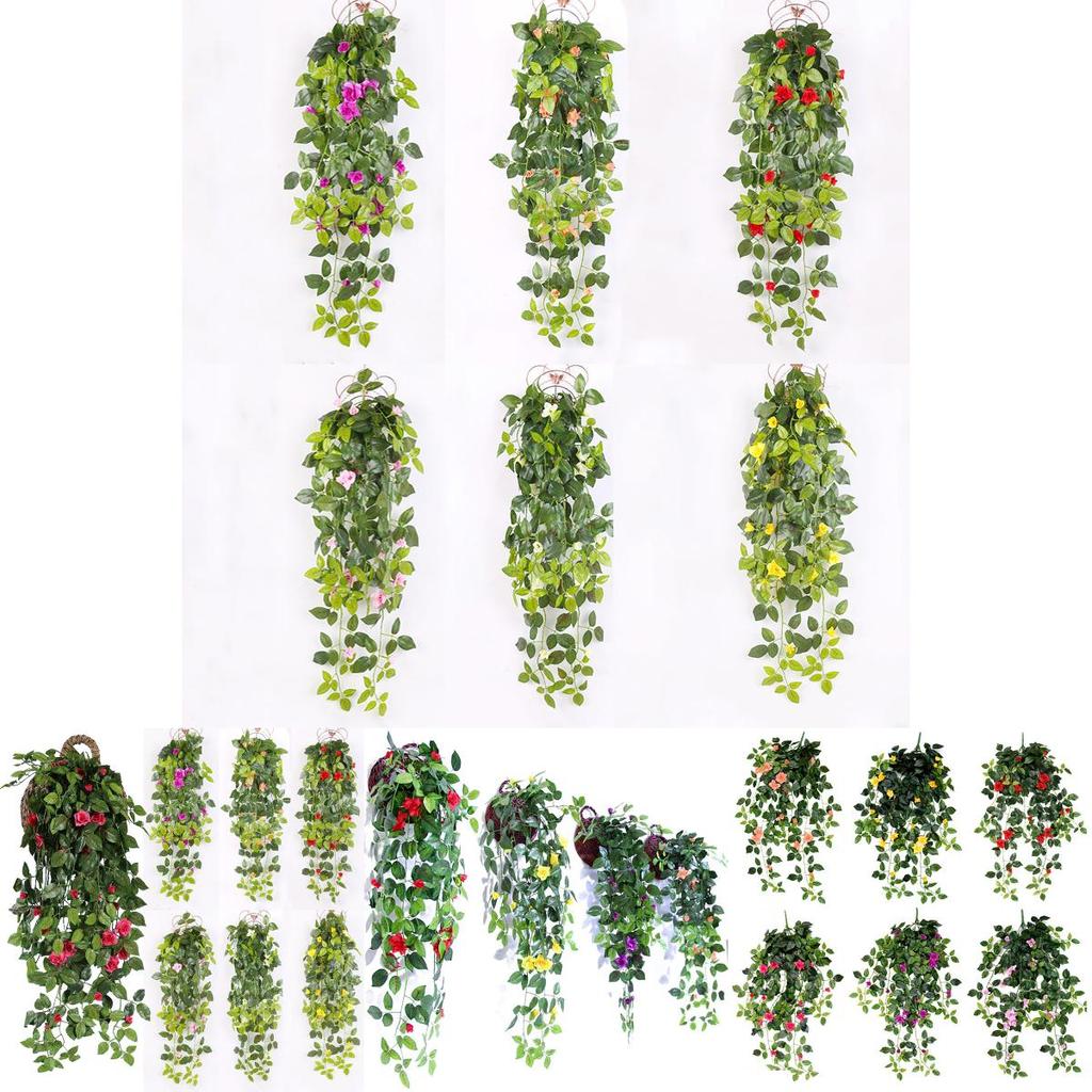 Beautifully Realistic 90 Cm Fake Silk Rose Vine For Perfect Home Decoration And Hanging Decor