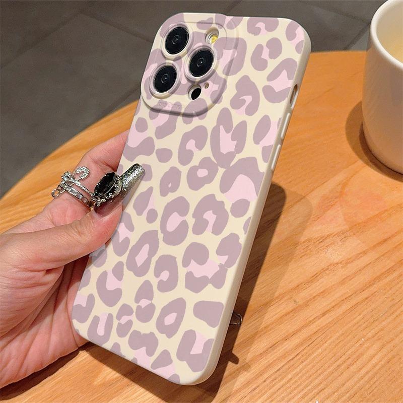 New Leopard Print TPU Phone Case For iPhone 17 Pro Max 16 15 17E 16E 14 13 12 11 XS X XR 7 8 Plus Shockproof Soft Silicone Cover