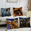 Anime Movie B-Bumblebee Pillow Case Square Pillow Bedroom Sofa Leisure Comfort Cushion Car Living Room Home Decoration