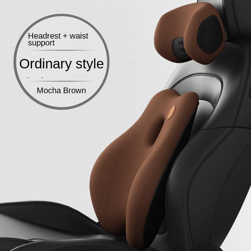 Car Lumbar Support Car Massage Lumbar Cushion Car Seat Backrest Lumbar Cushion Driving LumbarSupport Headrest