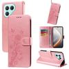 For TECNO Pova 7 Pro 5G Leather Case Butterfly Floral Imprint Wallet Stand Cover