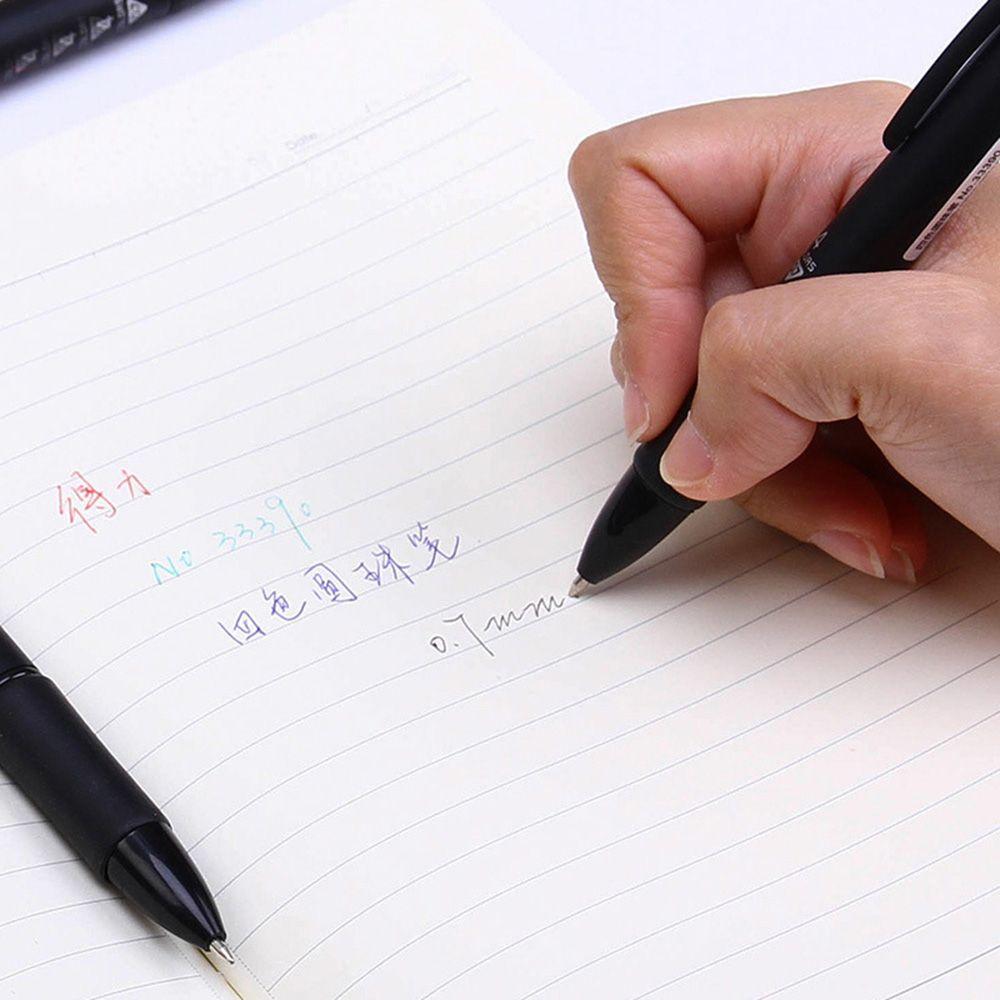 2/5/8pcs 0.7mm Retractable Chunky Plastic Writing Tool Multicolor Ballpoint Pen Gel Pen 4 in 1