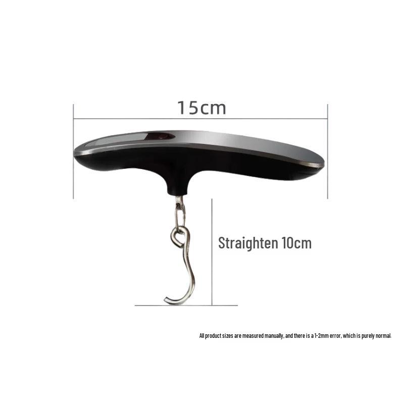 

50kg Portable Stainless Steel Handheld Electronic Scale for Luggage, Vegetables & Express Deliveries 50kg/10g