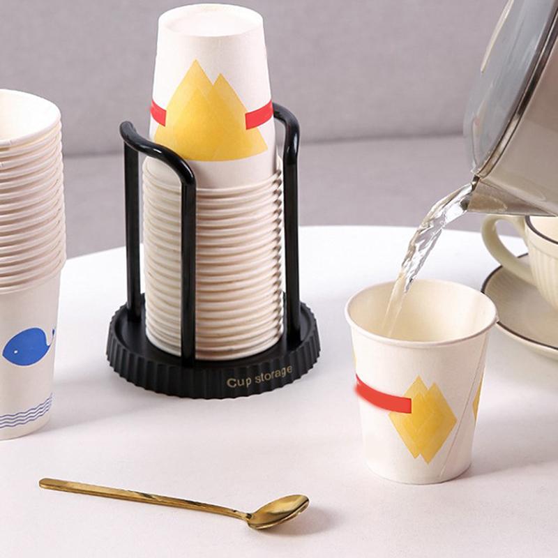Kitchen Paper Cup Holder Disposables Cups Picker Multifunctional Desktop Cup Storage Rack Household Coffee Cup Holder For Home
