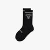 Logo Embroidered Quarter Socks BLACK