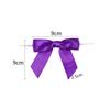 10pcs 9x9cm Ribbon Bow With Iron Wire Colorful Polyester Bow Tie For Wedding Party DIY Candy Biscuit Gift Packaging Seal Decor