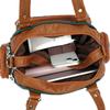 Bag women's new soft leather shoulder bag versatile texture women's messenger bag large capacity contrasting color light mother women's bag