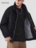 Mu Yuan Men's Retro Leather and Fur Lambswool Jacket - Winter Collection