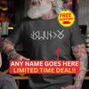 Personalisiertes Runen Futhark Shirt, Individuelles Nordische Mythologie T-Shirt, Unisex Wikinger Kleidung
