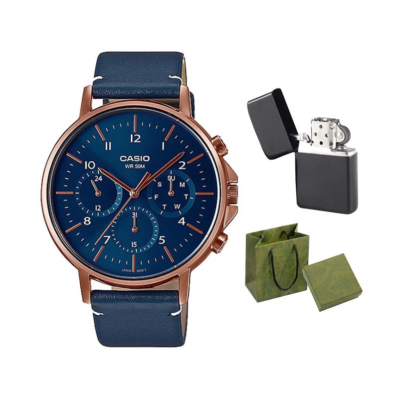 Casio Men Standard Series Blue Watch MTP-E321RL-2AVDF