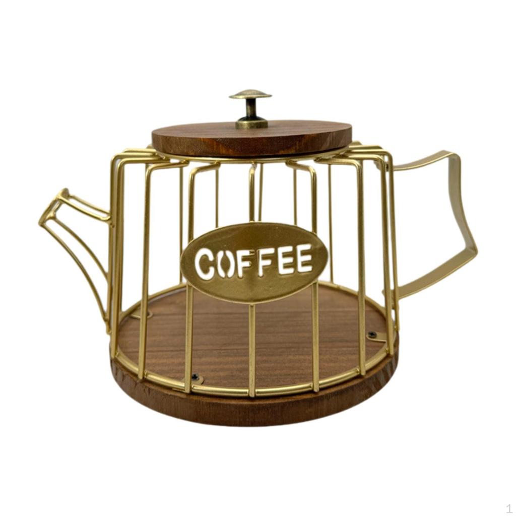Coffee Pod Holder Basket Container Capsule for Cafe Office Desktop