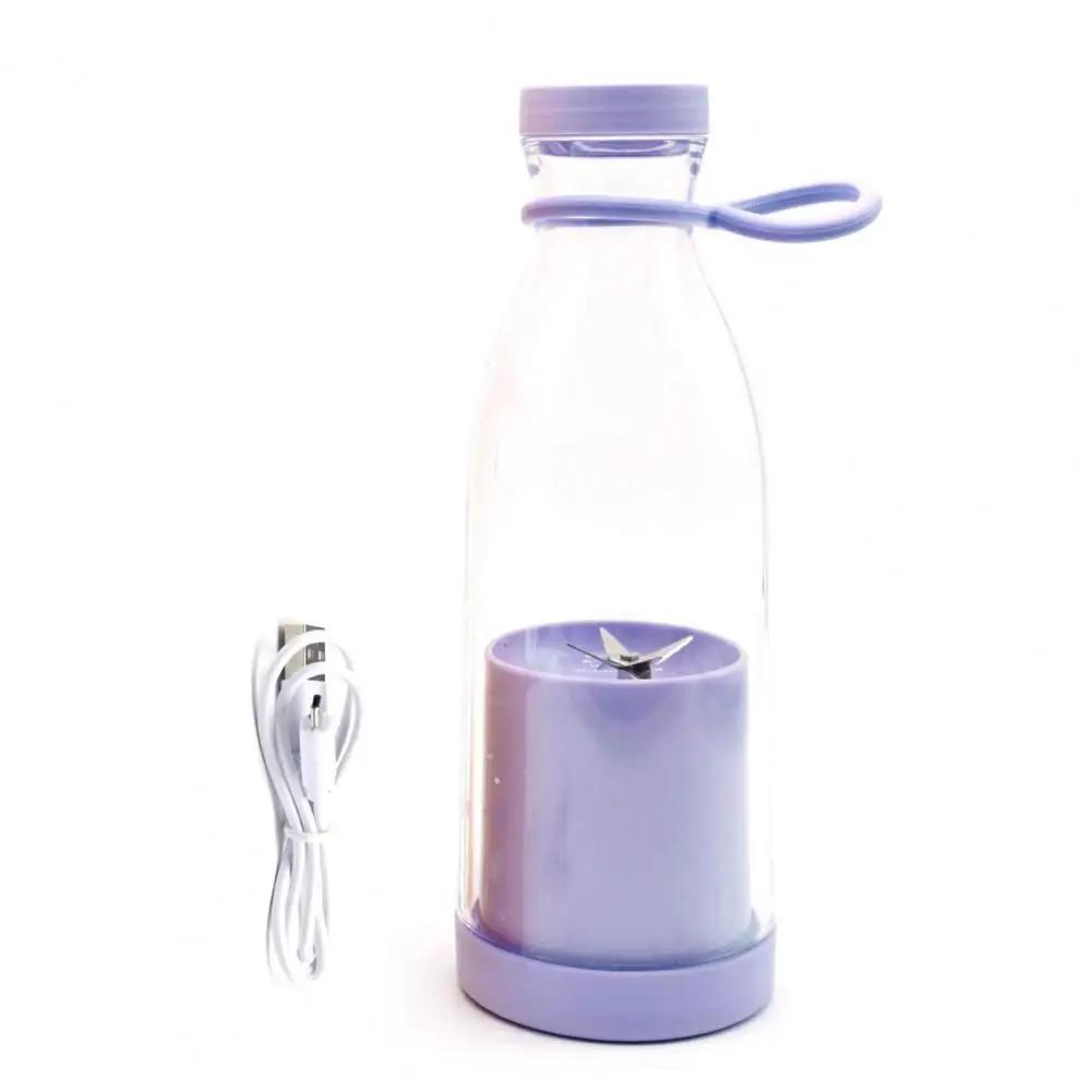 Electric juice cup rechargeable smoothie maker suitable for blending fruits and vegetables comes with a travel cup with 6 blades