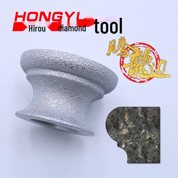 Brazed Diamond Stone Edge Grinding Wheel for Angle Grinders - Tenglong Stone Shaping Blade